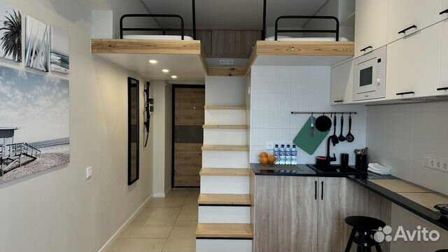 

Квартира-студия, 21 м², 3 кровати