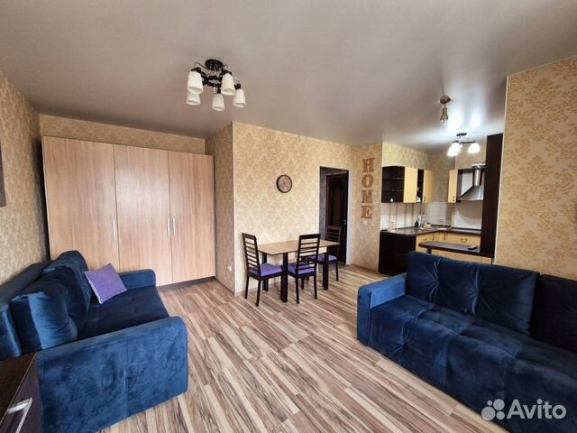 

1-к. квартира, 44 м², 3 кровати
