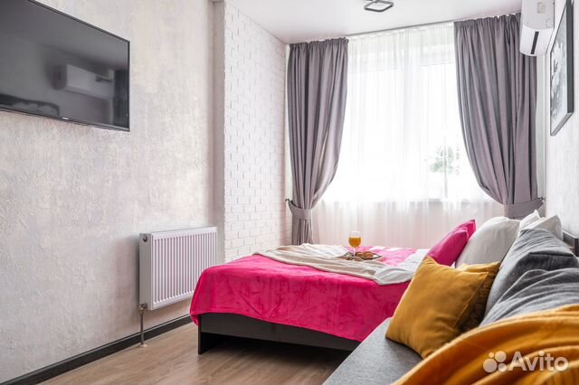 

Квартира-студия, 35 м², 2 кровати