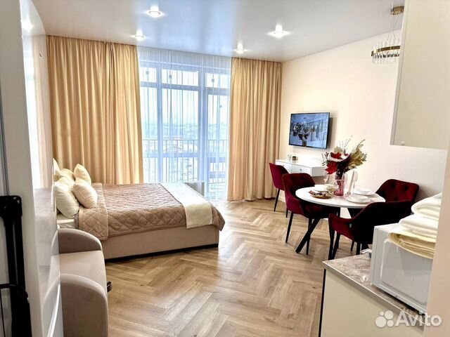 

Квартира-студия, 30 м², 2 кровати