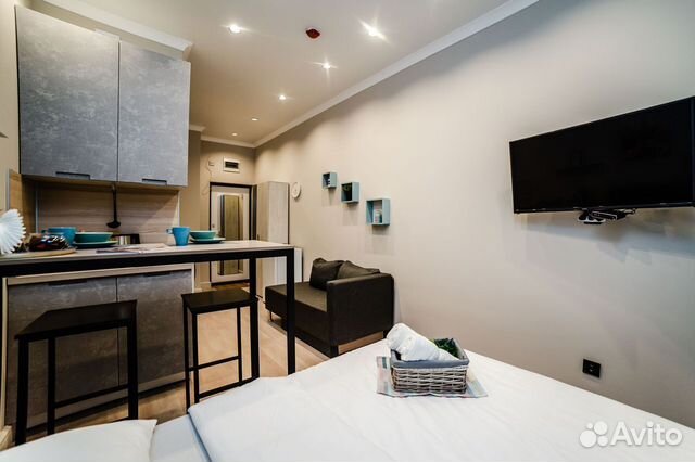 

Квартира-студия, 23 м², 2 кровати