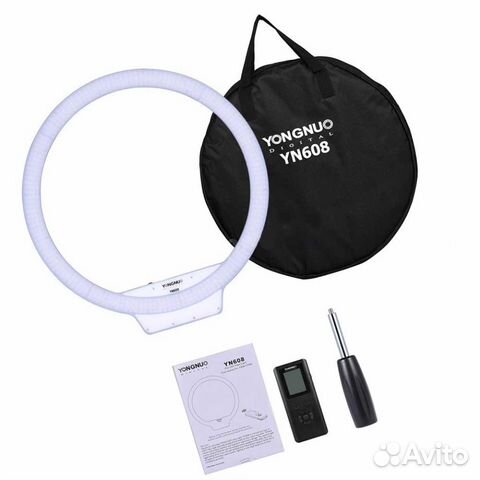 Осветитель кольцевой Yong Nuo YN-608RGB (3200-5500