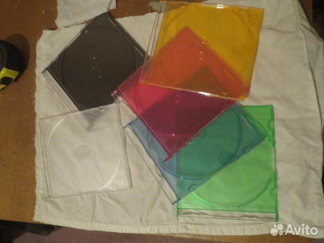 Коробки новые для CD дисков Slim Box CD 90 шт