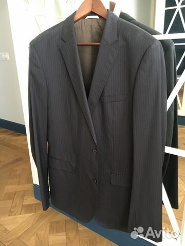 Пиджак Hugo Boss, шерсть, размер 52-54