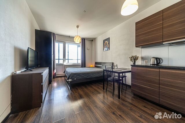

Квартира-студия, 32 м², 1 кровать