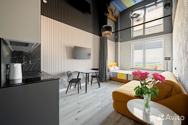 

Квартира-студия, 27 м², 2 кровати