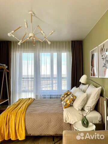 

Квартира-студия, 34 м², 2 кровати