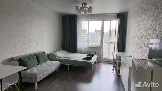 

Квартира-студия, 26,7 м², 2 кровати