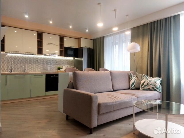 

Квартира-студия, 46 м², 1 кровать