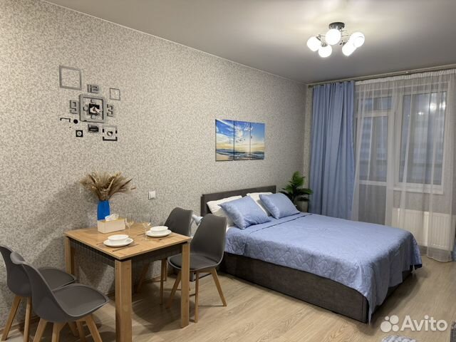 

Квартира-студия, 30 м², 2 кровати