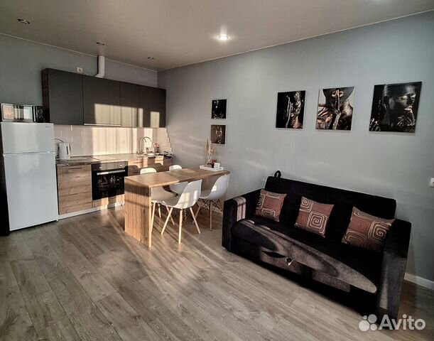 

Квартира-студия, 40 м², 2 кровати