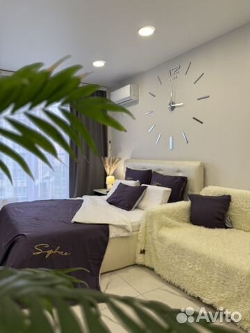 

Квартира-студия, 30 м², 2 кровати