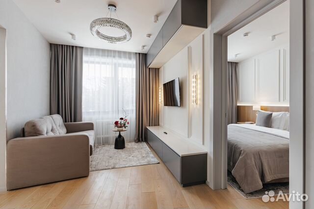 

2-к. квартира в апарт-отеле, 36 м², 2 кровати