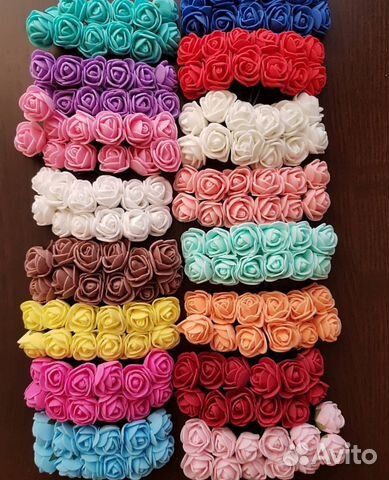 Цветы розы из фоамирана