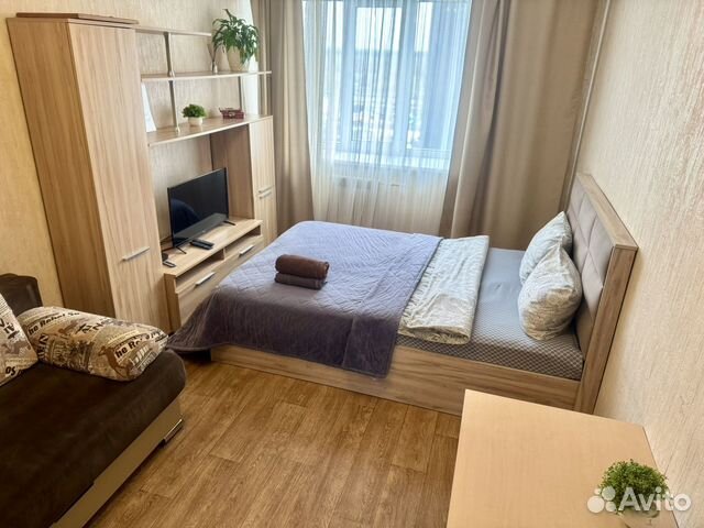 

1-к. квартира, 37 м², 2 кровати