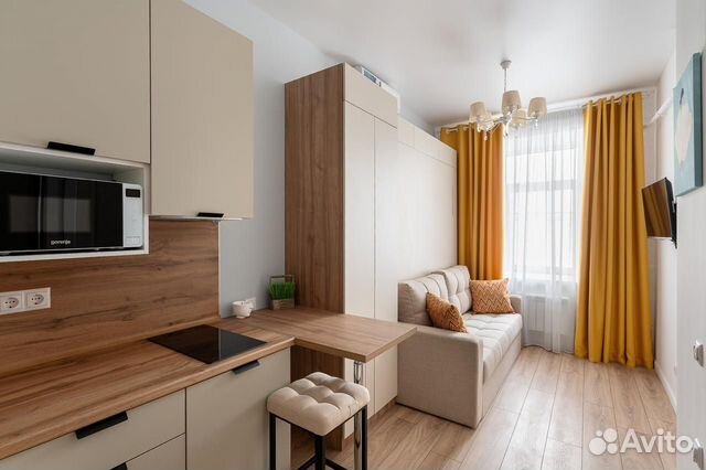 

Квартира-студия, 22 м², 1 кровать