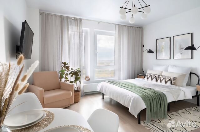 

Квартира-студия, 23,8 м², 2 кровати