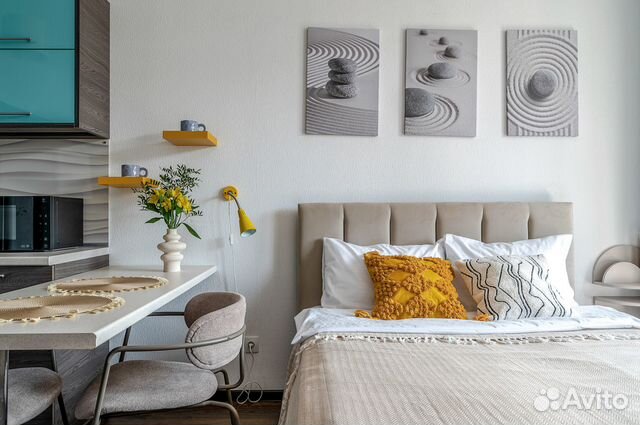 

Квартира-студия, 25 м², 2 кровати