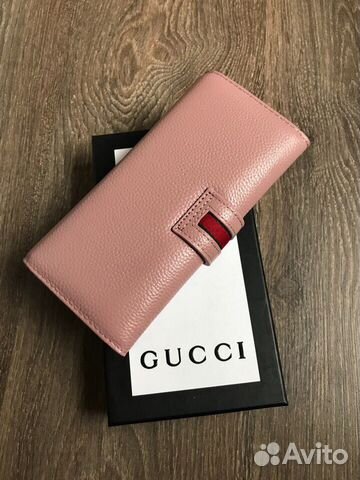 Кошелек Gucci пудровый gg Кошелек Gucci пудровый gg