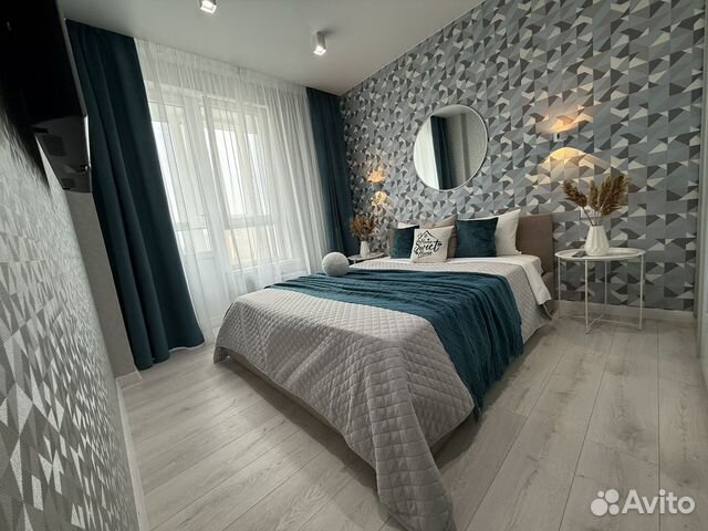 

1-к. квартира, 34 м², 2 кровати