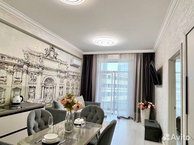 

1-к. квартира, 50 м², 2 кровати