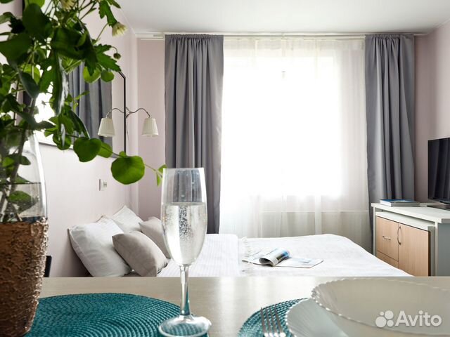 

Квартира-студия, 30 м², 2 кровати