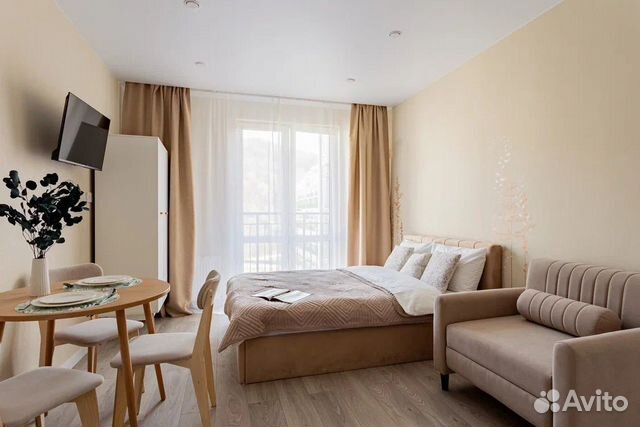 

Квартира-студия, 25 м², 2 кровати