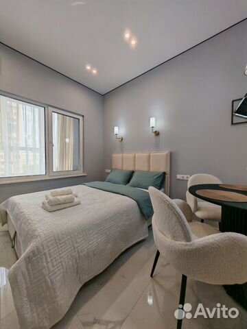 

Квартира-студия, 27 м², 2 кровати