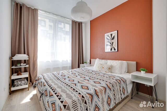 

1-к. квартира, 39 м², 2 кровати