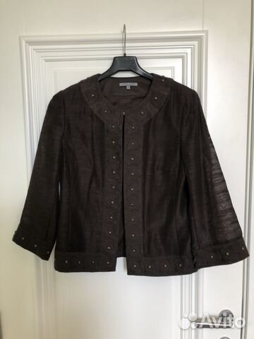 Летний пиджак шоколадного цвета Anne Klein (USA) н Летний пиджак шоколадного цвета Anne Klein (USA) н