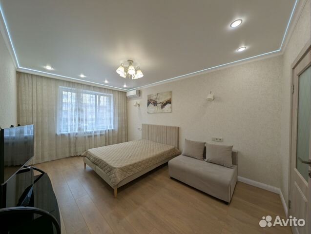 

1-к. квартира, 44 м², 2 кровати