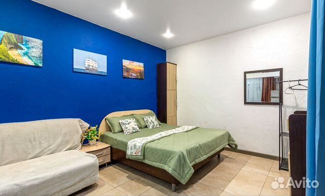 

Квартира-студия, 28 м², 2 кровати