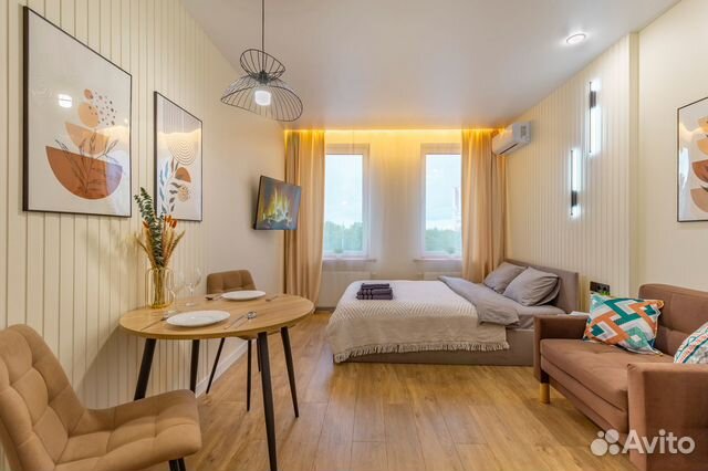 

Квартира-студия, 25 м², 2 кровати