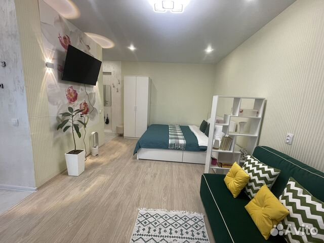 

Квартира-студия, 28 м², 2 кровати