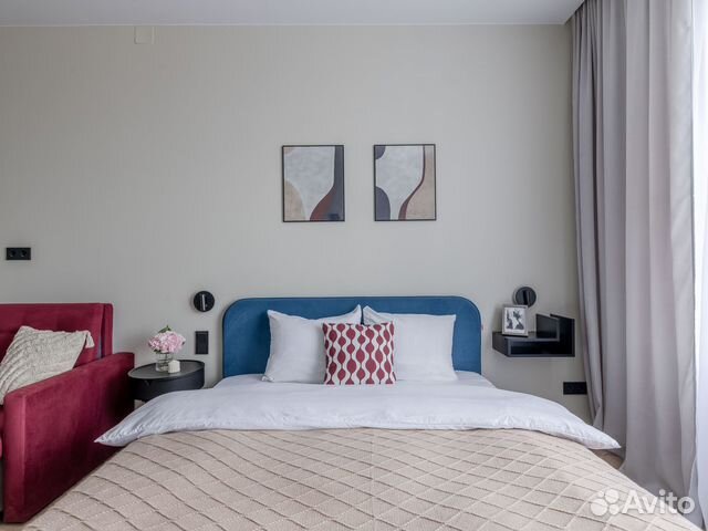 

Квартира-студия, 29 м², 2 кровати