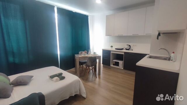 

Квартира-студия, 30 м², 2 кровати