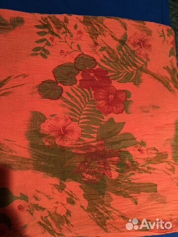 Новое летнее платье, размер S, хлопок/лён