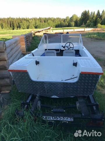 Финская моторная лодка