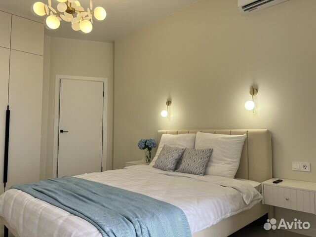 

1-к. квартира, 44 м², 2 кровати