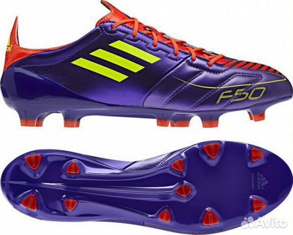 Проф-ые бутсы Adidas F50 adizero кожаные