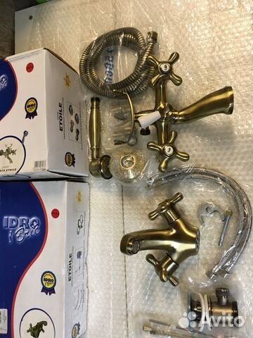 Комплект смесителей Бронза Италия Оригинал