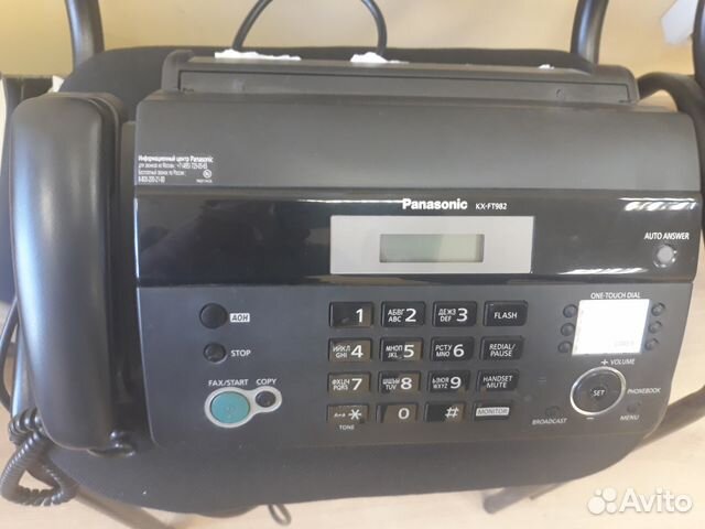Телефон-Факс Panasonic KX-FT982