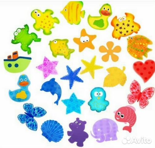 Детские коврики в ванну