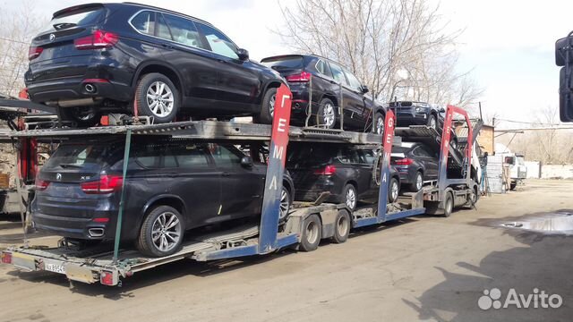 Как снимают машины с автовоза Перевозка автомобилей на автовозе в Пензе Услуги Авито