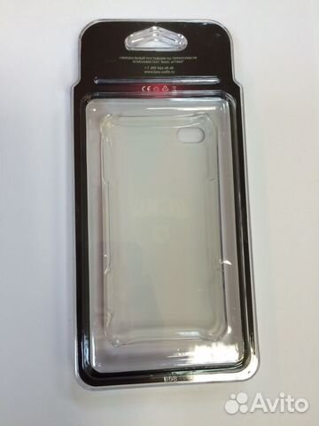 Чехол накладка iPhone 4 / 4S цска Красно-синий