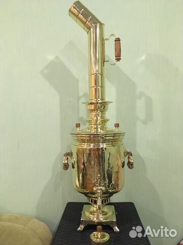 Самовар угольный на дровах 6-7 л Медальный