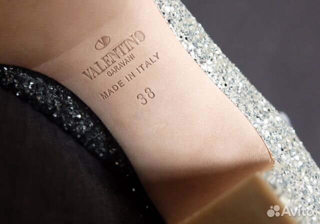 Туфли Valentino Embellished Glitter Pumps Туфли Valentino Embellished Glitter Pumps