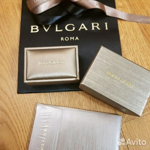 Коробка Bvlgari для двух колец