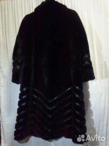 Шуба мутон с кожаными вставками р. 48-50 XL б/у Шуба мутон с кожаными вставками р. 48-50 XL б/у