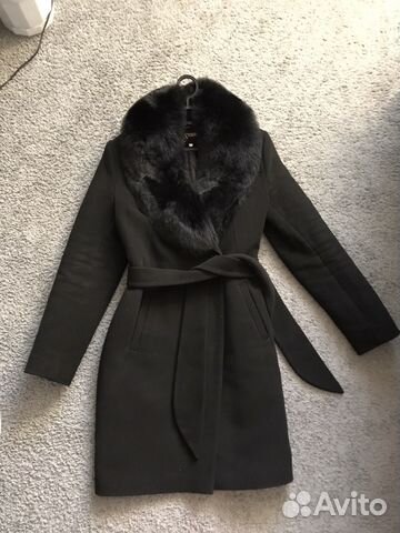 Пальто зимнее с мехом